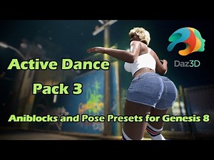 Active Dance Pack 3. Dance animation for Daz Studio´s Genesis 8.