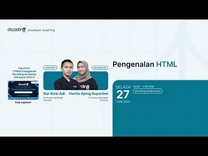 Dicoding Developer Coacing #94 | Pengenalan HTML