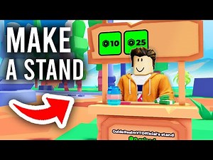 How To Make A Stand In Pls Donate - Step By Step