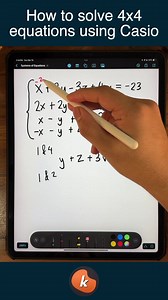 19K views · 461 reactions | How to solve 4x4 equations using the Casio fx-570ES Plus | Kippap Civil Engineering Review | Facebook