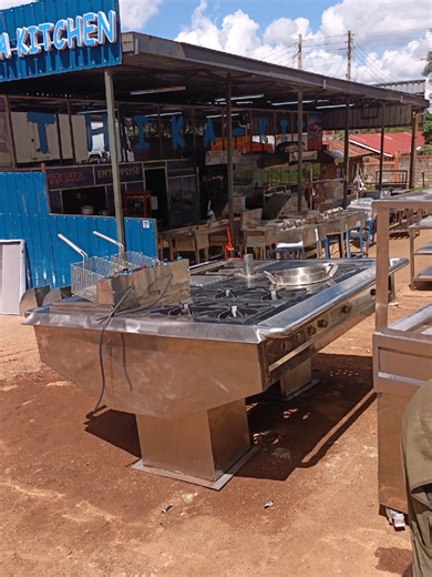 This is what we will do for a commercial kitchen; this island cooker will serve the masses. Get in touch for more details.