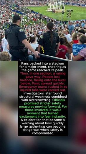 The Stadium Was Packed… Then the Crowd Collapsed