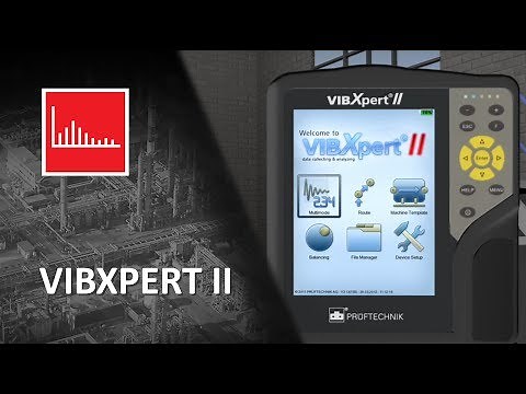 Recolección de datos y análisis de vibraciones con VIBXPERT II de PRÜFTECHNIK