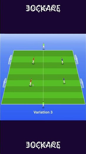 ⚽ 2v2+2 Bounce Game – Football Training for Build-Up & Finishing - 3 variations