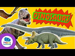 Discover the Fascinating World of Dinosaurs! | Happy Learning 🦖🌍✨ - Videos For Kids