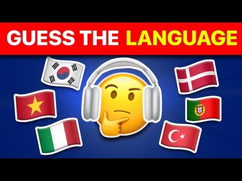 GUESS THE LANGUAGE BY AUDIO! 🎧🤔| Language Quiz