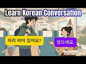 🇰🇷 Daily Korean Speaking Practice & Conversation | 12 Learn Korean for Beginners | A1-A2