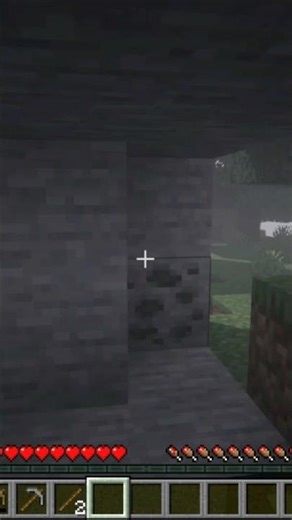 I heard Something while Mining… #shorts #minecraft