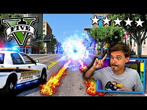 Can a time machine escape 5 Star Wanted Level? (GTA 5 Mods) #GTAVMods