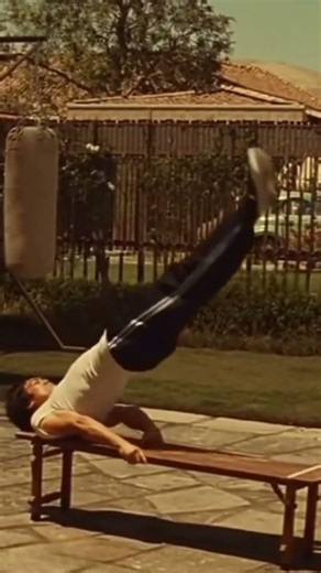 Bruce Lee Dragon Flag Workout