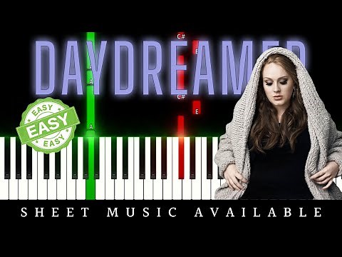 Daydreamer by Adele (Easy Piano Tutorial)