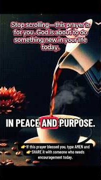 A Blessed Sunday Morning Prayer | Prophetic Encouragement to Start Your Day with God.