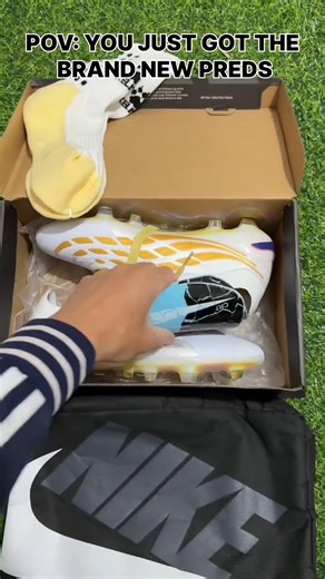 Snow Day ASMR with New adidas Predator 30 Football Boots ❄️ #asmr #soccer #footballboots