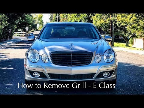 Remove Grill on Mercedes E350 W211 | CarMAN