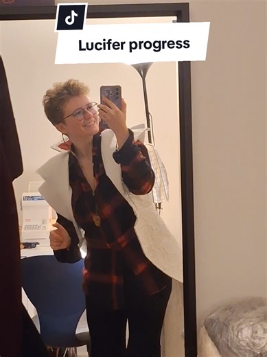 Cosplay Progress on Lucifer Sewing Project