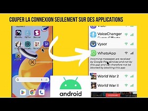 Comment bloquer la connexion internet seulement sur certaines applications