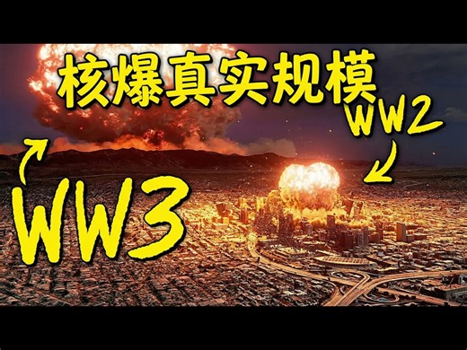 【中配】特效师揭秘核爆炸的真实规模：视觉模拟震撼呈现 - Corridor Crew