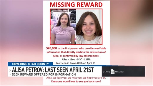 Utah's Missing: Family, police concerned Utah 15-year-old left to meet people she chatted with online MISSING: 15-year-old Alisa Petrov was last seen in Provo, Utah, on surveillance video footage late in the evening on April 21, 2025 FULL STORY: https://bit.ly/3YMEJyf | Brian Schnee