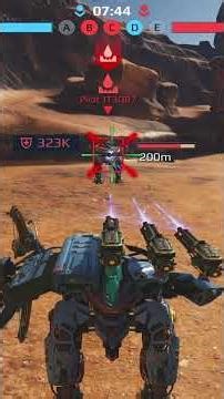 Alpha Weapons Performance Test (War Robots Test Server)