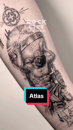 El Significado del Tatuaje de Atlas en la Mitología Griega
