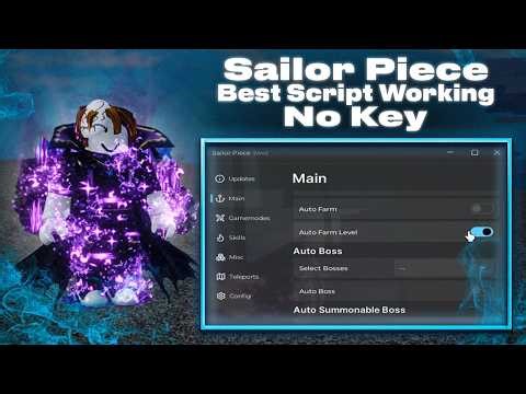 Sailor Piece Script GUI - Sea 2 Quest, Auto Farm, Auto Bosses, Auto Dungeon [ NO KEY ]