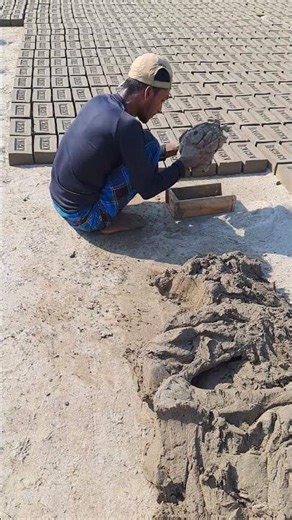 Genius bricks maker #shortvideo #buildingmaterial #amazing