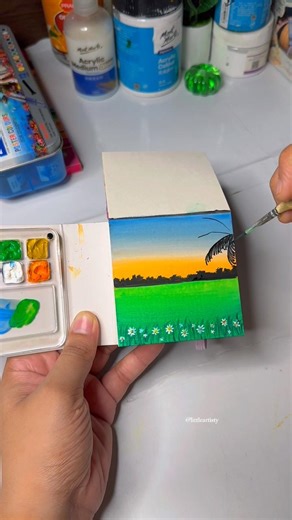watercolour painting #reels #painting #watercolor #short #shorts