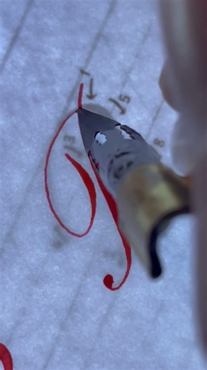 Calligraphy copperplate uppercase 'B' tutorial guide worksheet