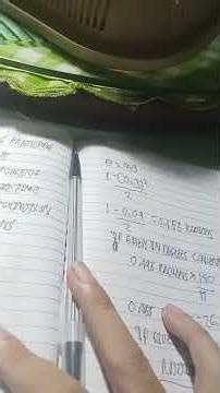 cosine small angle approximation formula given in radians