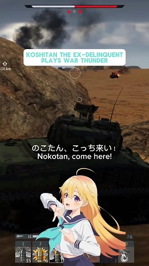 Nokotan Talking to Deer - Warthunder Cosplay