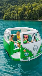 LuxArts on Instagram: "Loving these Inflatable VW Bus lake floats 😍"