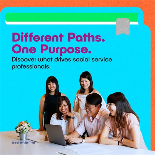 When people think of social services, they often think only of social workers. But the sector is much broader than that, with a diverse range of backgrounds and roles supporting communities in different ways — from those who lead philanthropic initiatives and identify emerging social trends, to those who design training programmes and drive talent development.🌟 And while their roles may differ, they are united by a shared purpose: the desire to give back. Meet Lay Kim, Amanda, and Naadhirah. Th