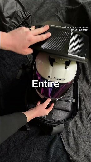 🔥 ⬇️ Try This Trending Hard-Shell Motorcycle Backpack from TEMU!