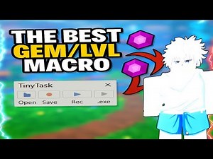 The BEST AFK MACRO For GEMS AND LEVELS In ASTD X UPDATE 3