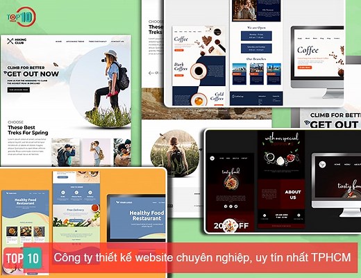 Top 10 công ty thiết kế website uy tín, chuyên nghiệp tại TPHCM