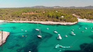 Cala Mondrago, Parque Natural de Mondrago, Mallorca. Spain