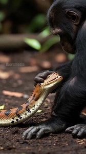 867K views · 11K reactions | Chimpanzee Fights A Large Python To Save It's Friend! #rescue #animals #wildlife | Vu Studios | Facebook
