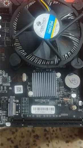 Zebronics h61 motherboard with nvme #computer