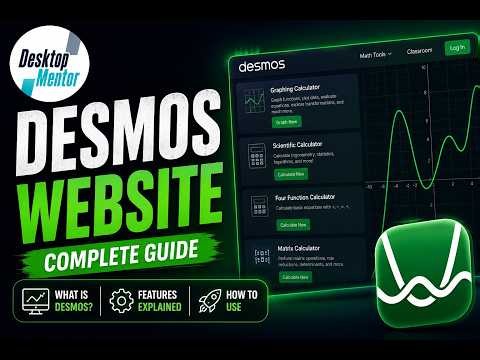 🔥 Desmos Website Explained! Best Free Graphing Calculator?