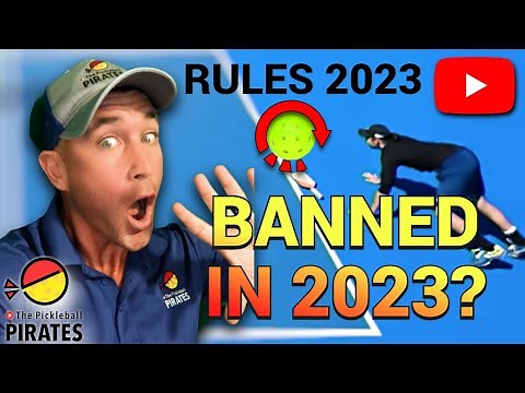 Pickleball Rules Change 2023 - Spin Serve Ban