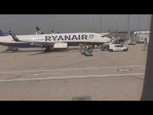 Departure from Frankfurt Airport - Terminal 2 with Wizz Air airplane