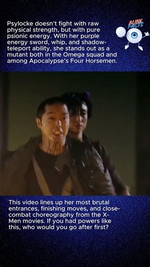 Psylocke Powers & Fight Scenes | X‑Men: The Last Stand & Apocalypse #movie #movies