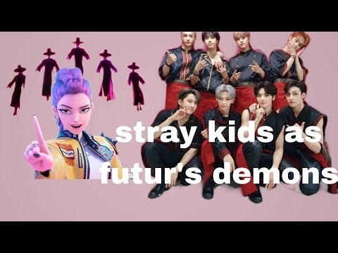 kpop demon hunters react to STRAY KIDS as future's DEMON