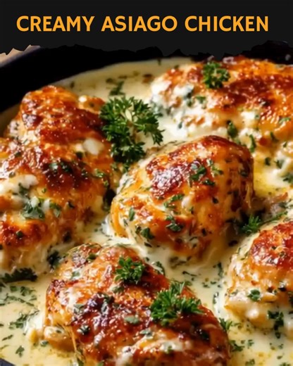 Creamy Asiago Chicken Recipe ⬇️ first CO.M.N.T ⬇️⬇️ | Easy Dinner Recipes By Juliet