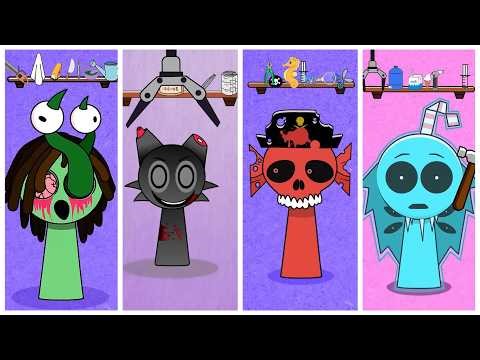 Vineria 🆚 Wenda 🆚 Anne 🆚 Aqua - Oh No Help Sprunki🎶 BUT SPRUNKI BATTLE #21