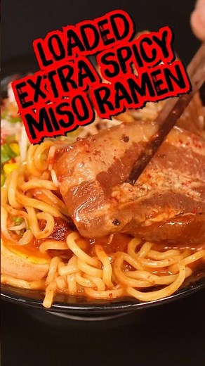 This is Real Extra Spicy Miso Ramen You Need! #ramen #spicymisoramen #misoramen