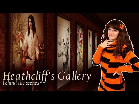 Heathcliff's Gallery: Talking about the paintings from his video!