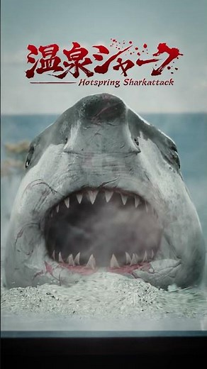 日本発サメ映画『温泉シャーク』Blu-ray＆DVD発売中！#温泉シャーク #DVD発売中 #OnsenShark #サメ映画 #特撮 #日本映画 #映画好き #サメ