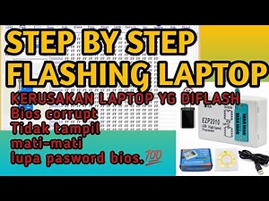Cara Flash Bios Laptop Dengan EZP 2010