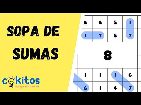 Juego Educativo Sopa de Sumas | COKITOS